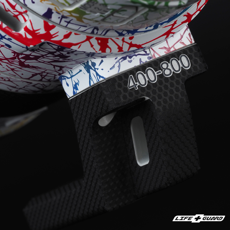 LIFE+GUARD 設計風格，潑墨彩白系列貼膜特寫