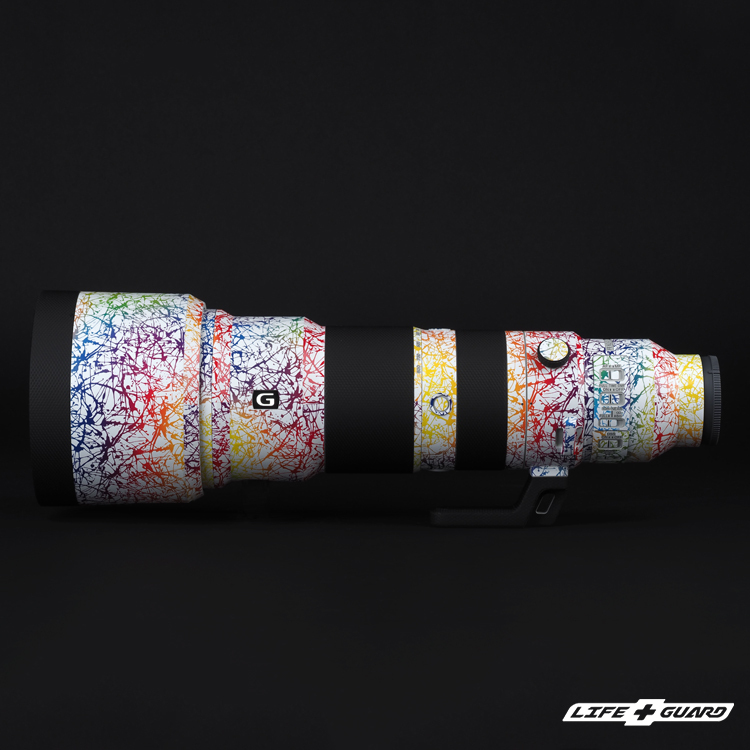 LIFE+GUARD 鏡頭貼膜安裝示意，適用 SONY FE 400-800mm F6.3-8 G OSS