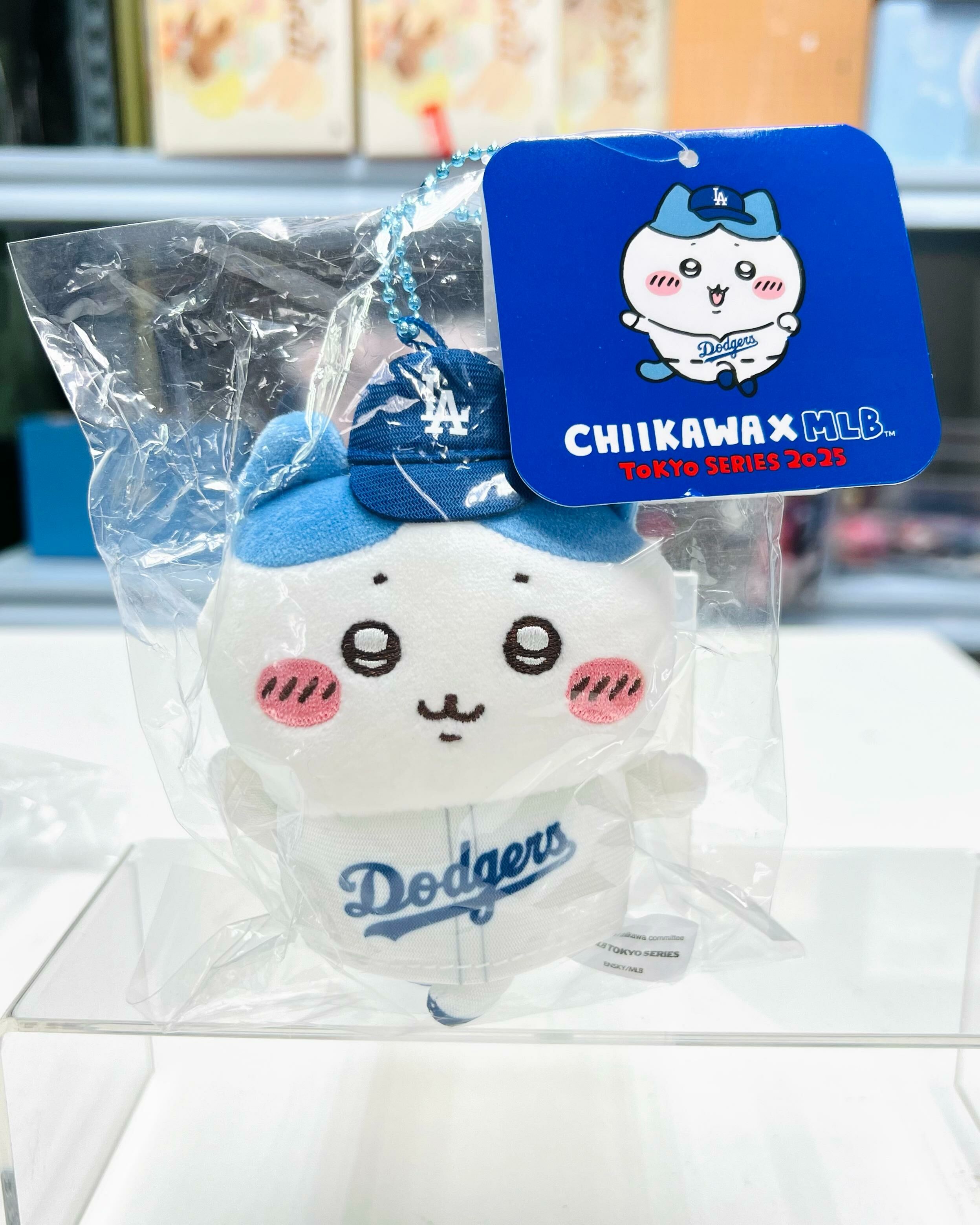 Chiikawa x MLB TOKYO SERIES Mascot (Dodgers)-Hachiware