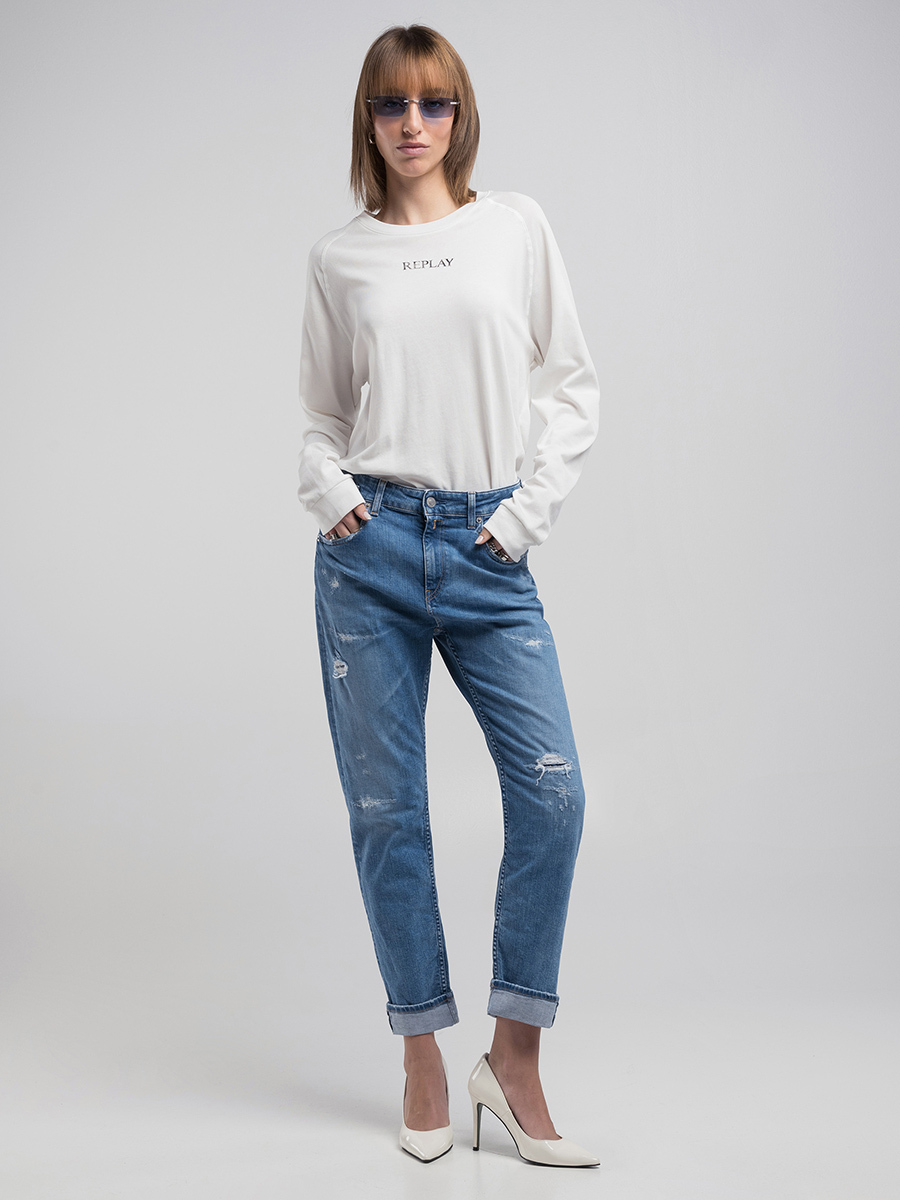 Marty 573修身男友丹寧牛仔褲