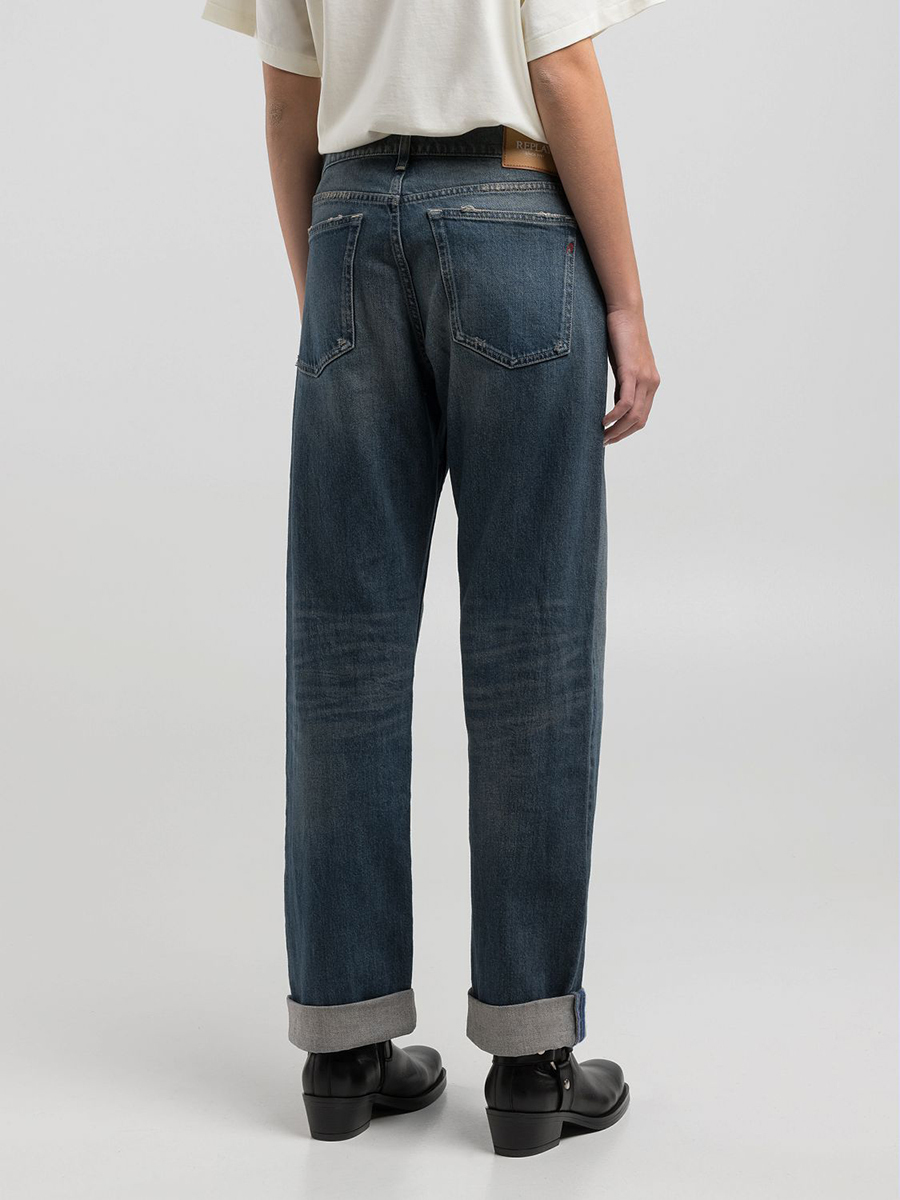 Aubry Original系列寬鬆男友丹寧牛仔褲