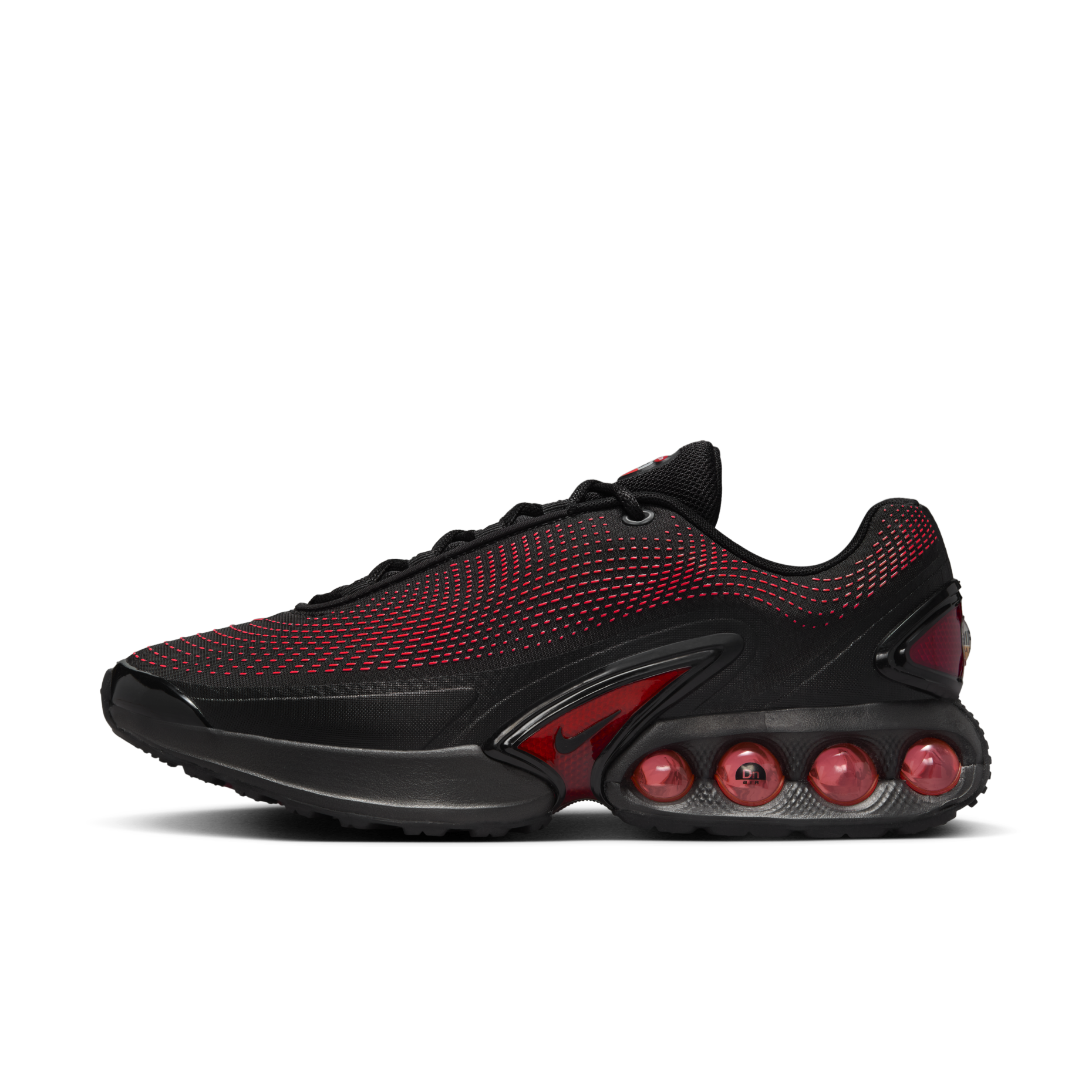 男鞋 NIKE AIR MAX DN ESSENTIAL 黑紅 復古 氣墊 低筒 運動 休閒鞋【HV5235-002】