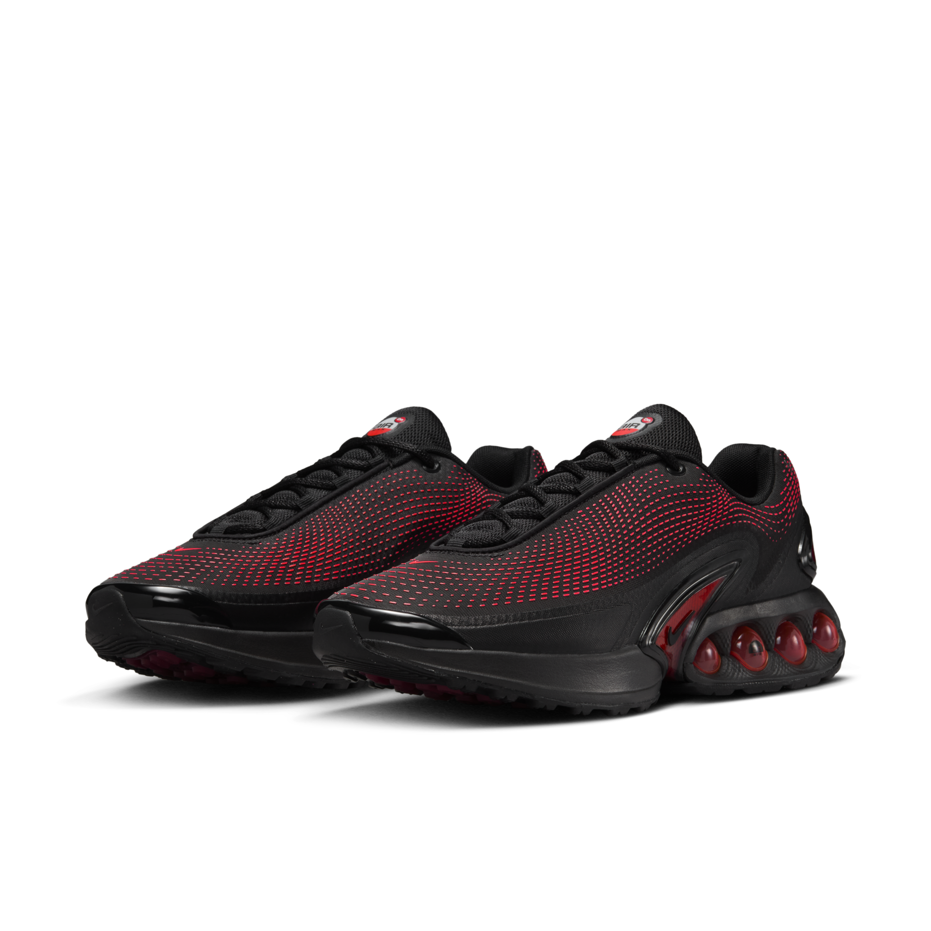 男鞋 NIKE AIR MAX DN ESSENTIAL 黑紅 復古 氣墊 低筒 運動 休閒鞋【HV5235-002】