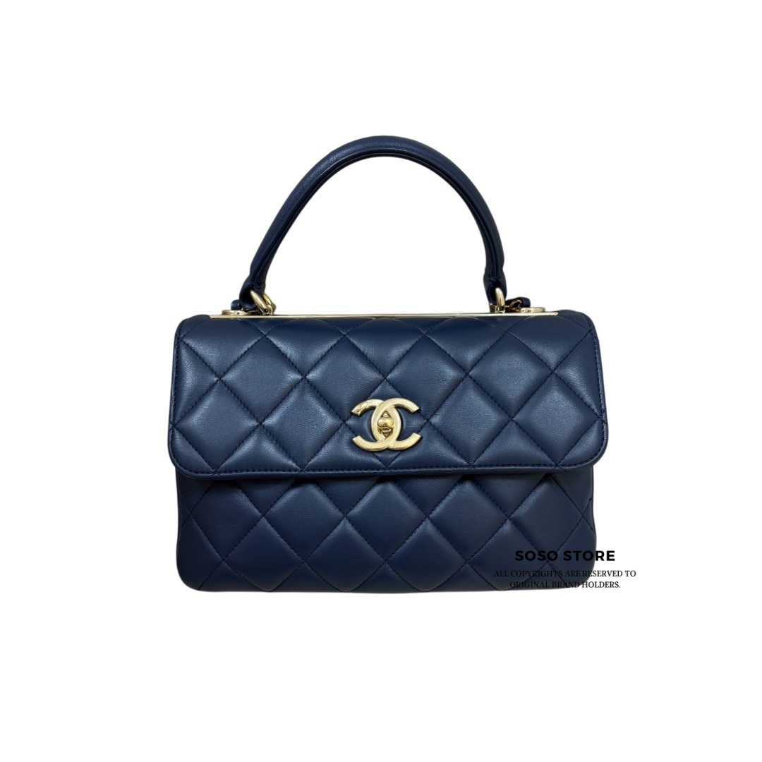 Chanel Trendy CC Bag- Blue / Ghw