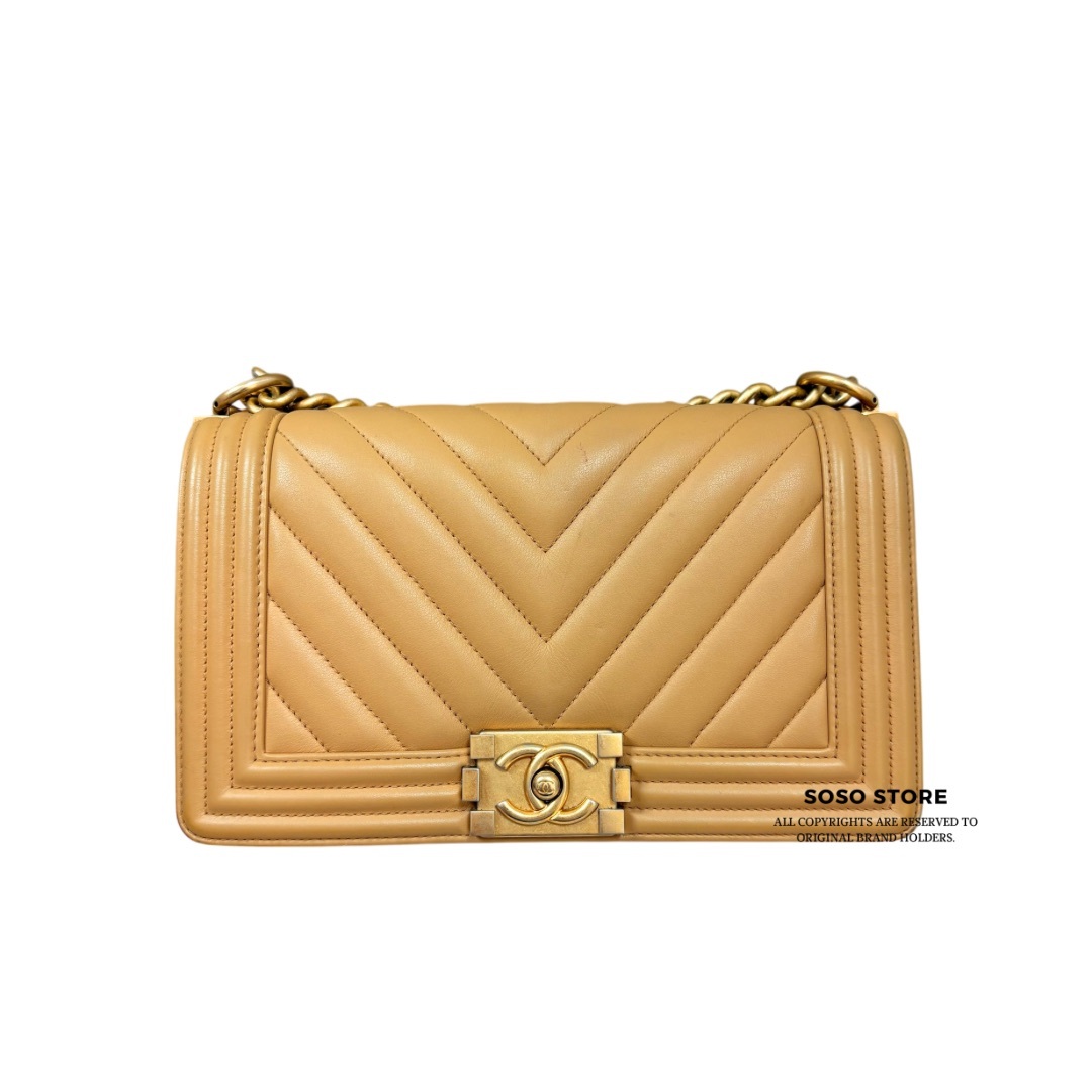 Chanel Boy 25 - Brown / Ghw