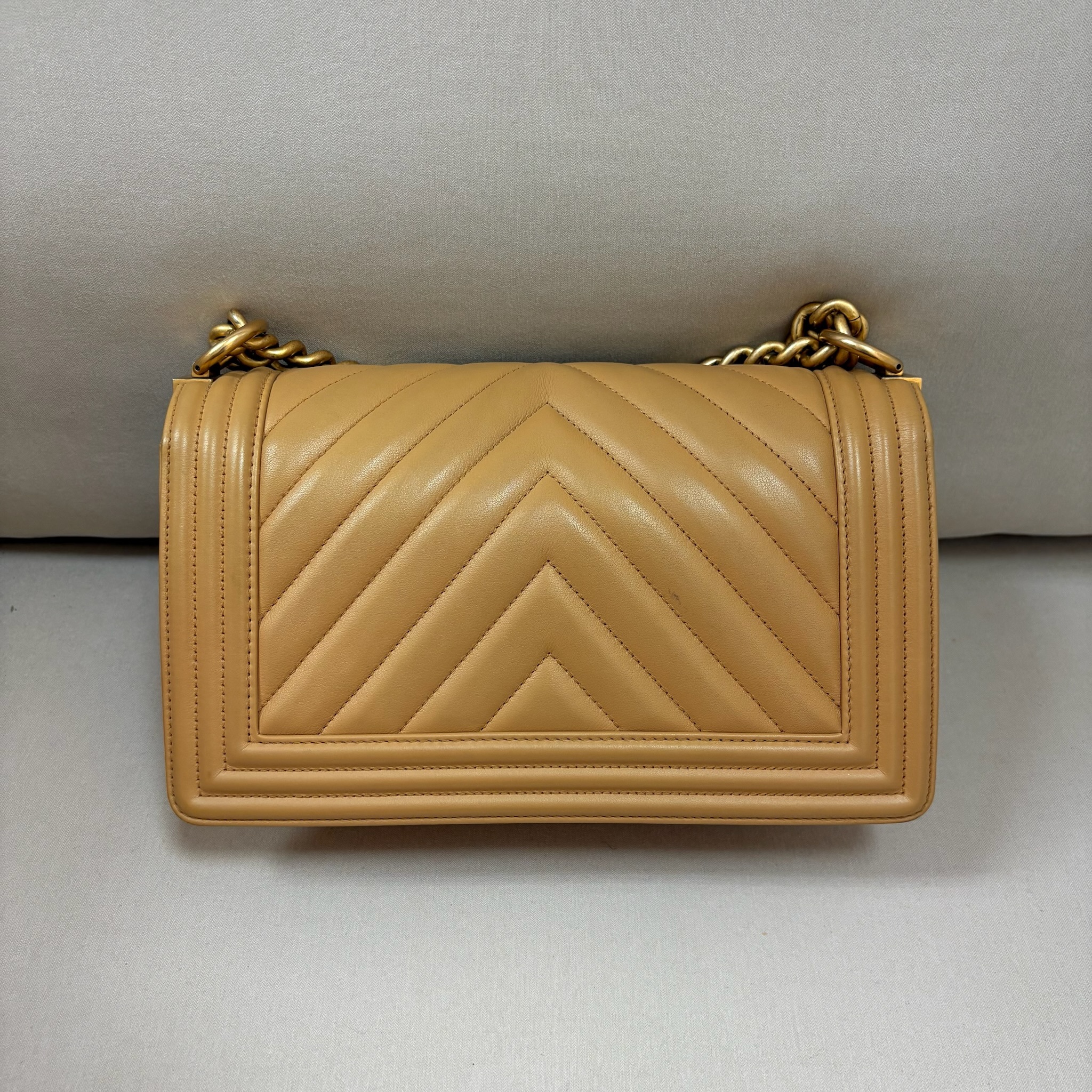 Chanel Boy 25 - Brown / Ghw