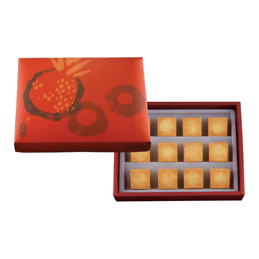 蛋黃鳳梨金酥禮盒12入