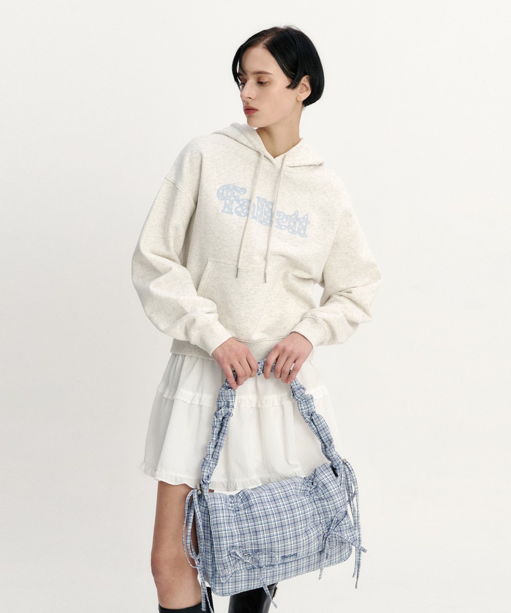 韓國代購> FALLETT DOUBLE RIBBON SHIRRING BAG