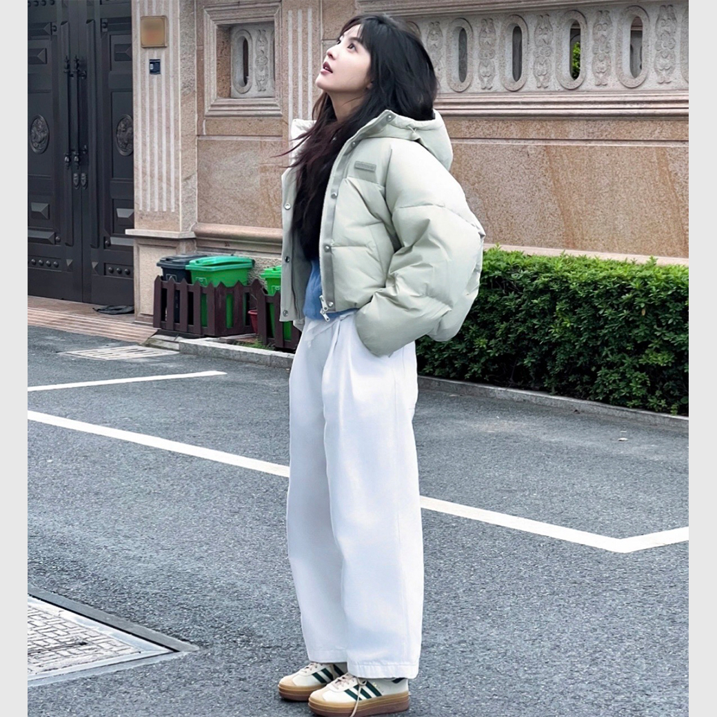 ADIDAS ORIGINALS GAZELLE 厚底 章若楠同款 卡其綠 (女款)