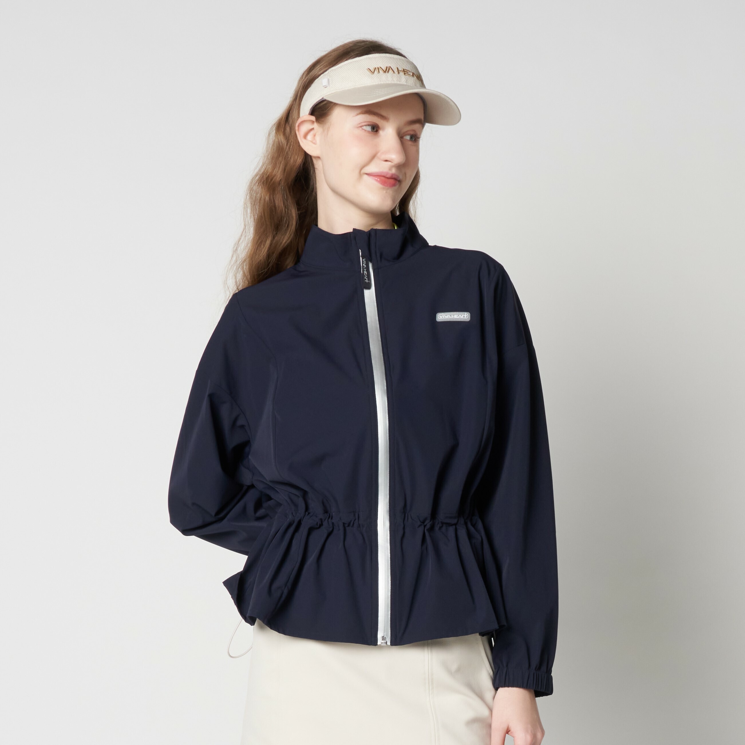 女士-彈性抽繩輕量外套