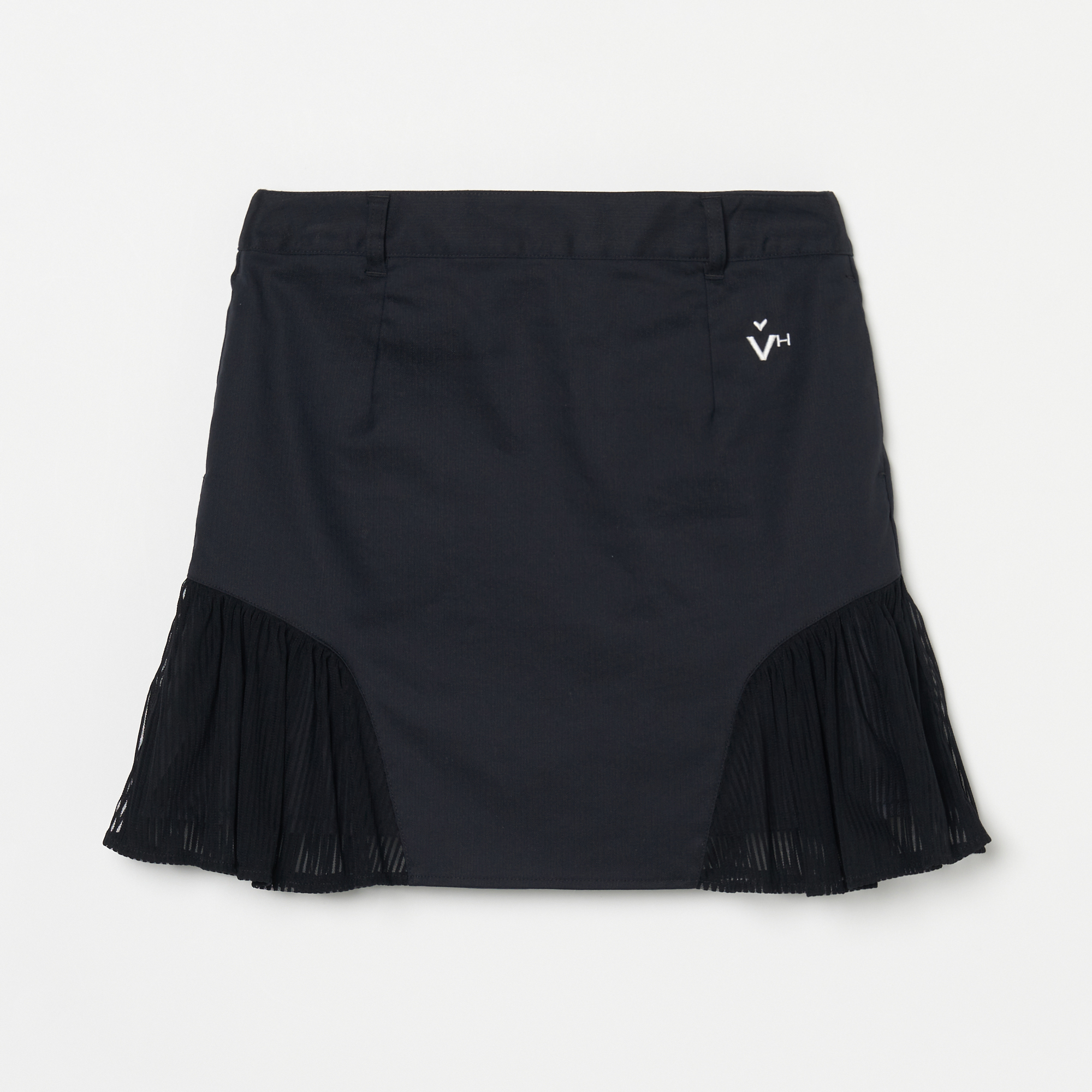 女士-透氣條紋網布裙