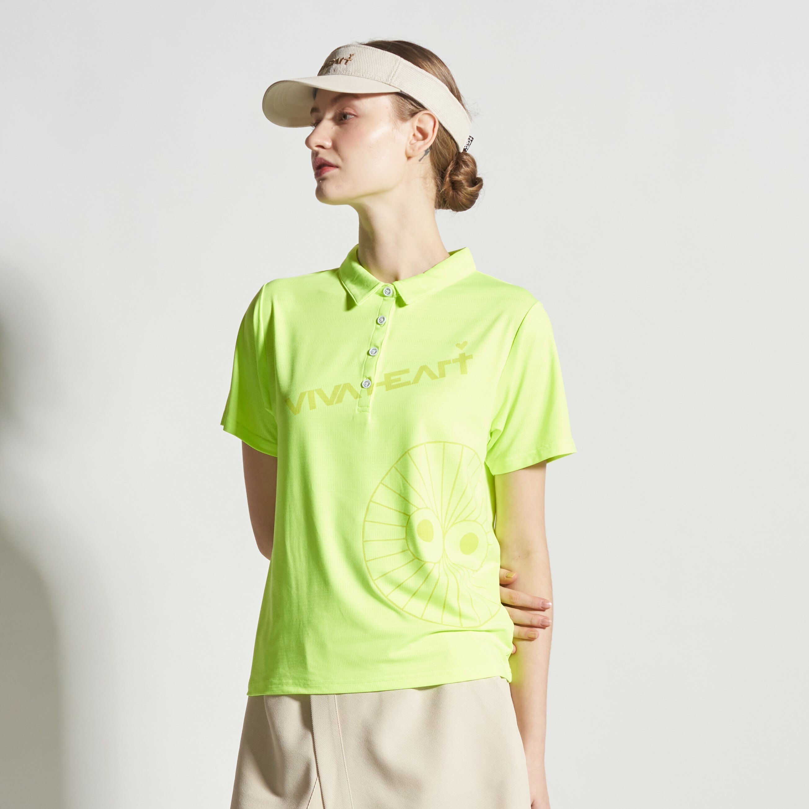 女士-Heart Eye短袖Polo衫