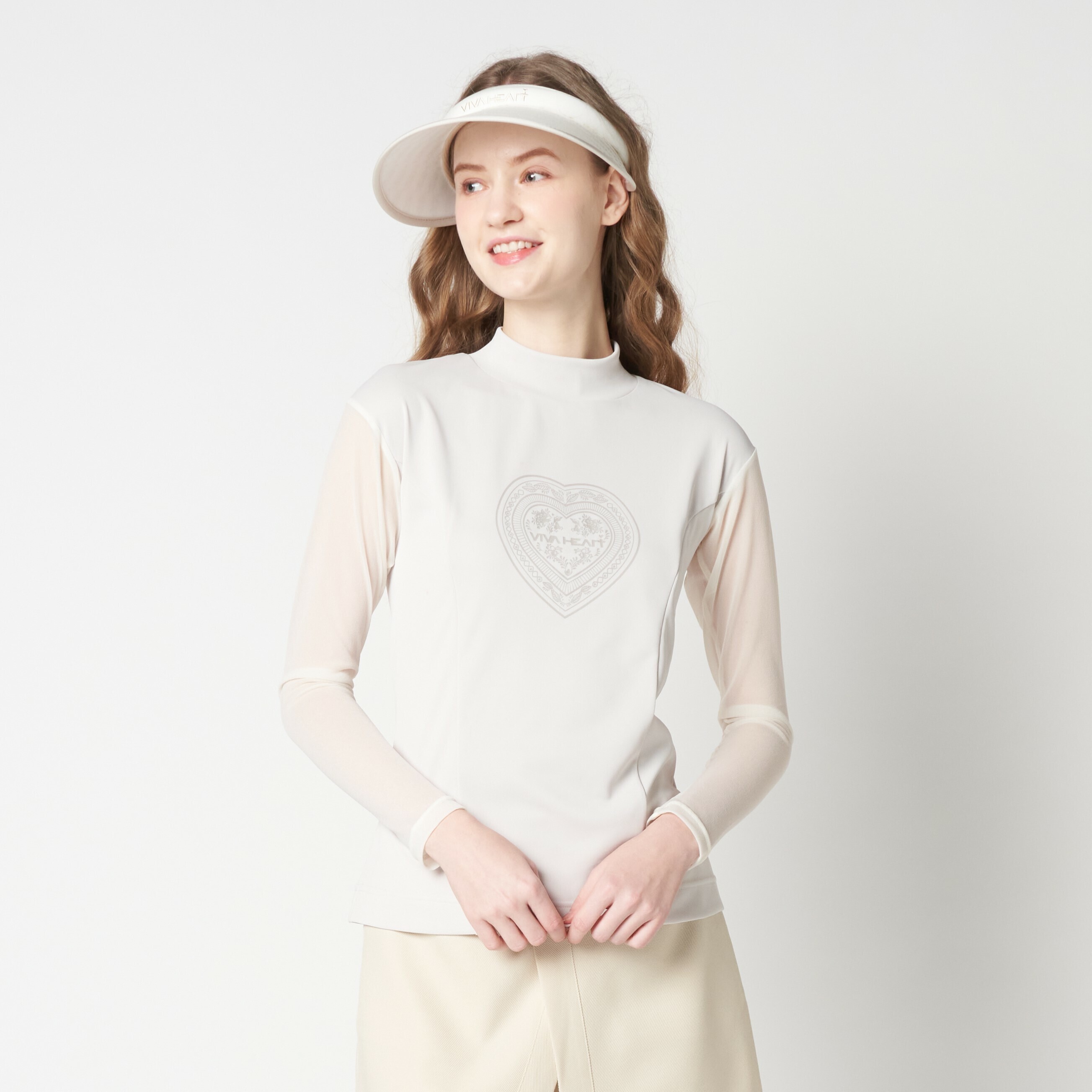 女士-心形網眼透氣長袖