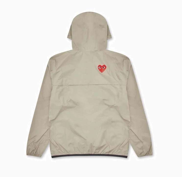COMME DES GARGONS PLAY K-WAY HALFZIP PULLOVER JACKET (UNISEX) - PRE ORDER ITEM (預訂中)