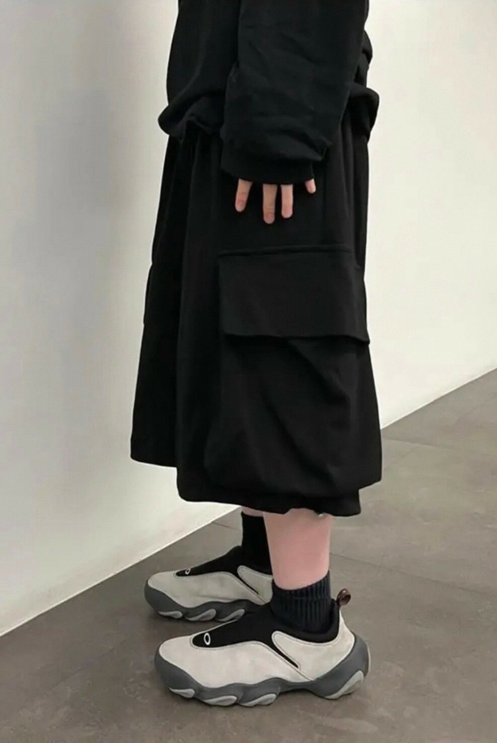 KOREA 抽繩 側口袋 棉質 #短褲