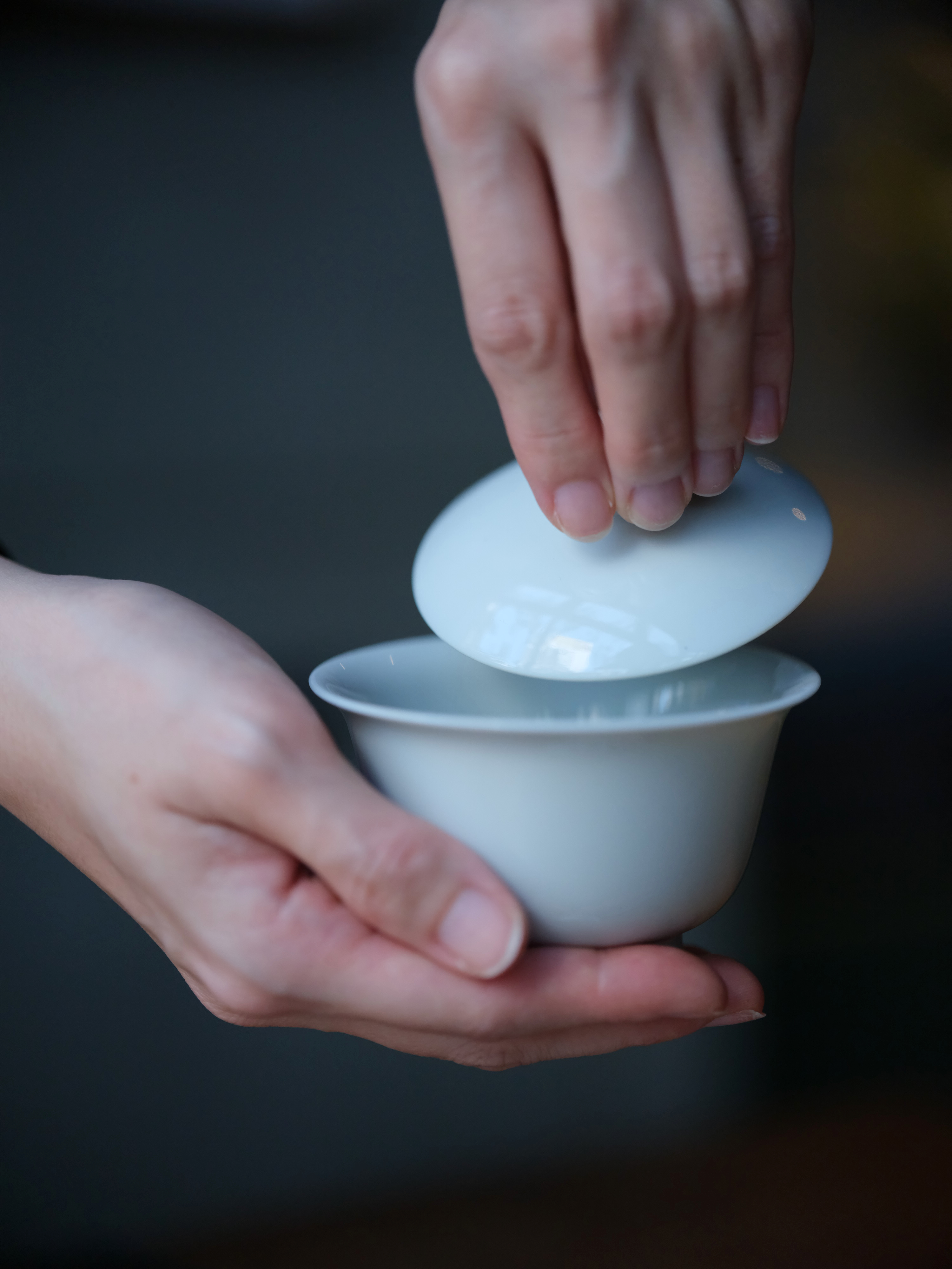 冉冉茶事 景德蓋碗 (大)