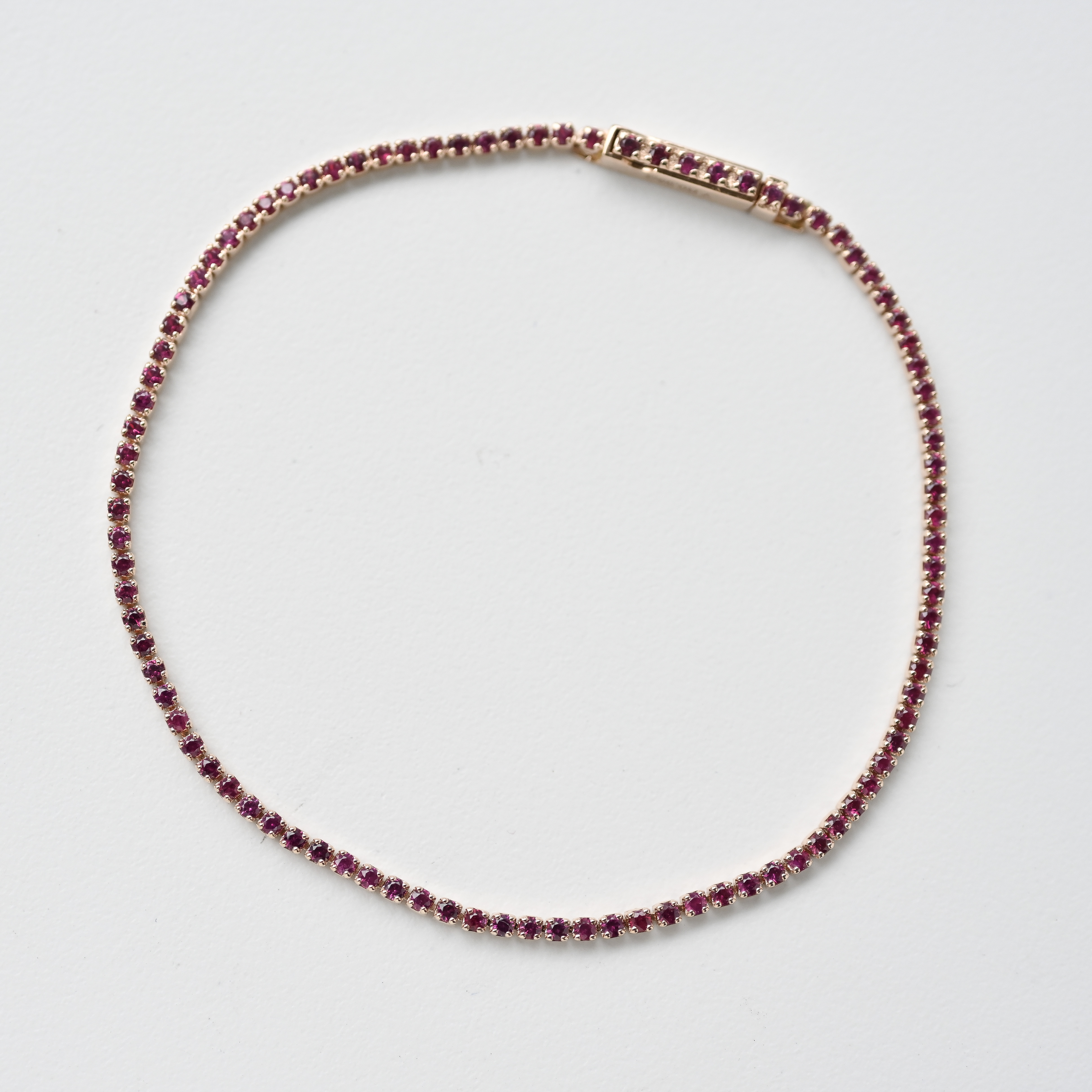 18K 1.2mm Tennis Bracelet