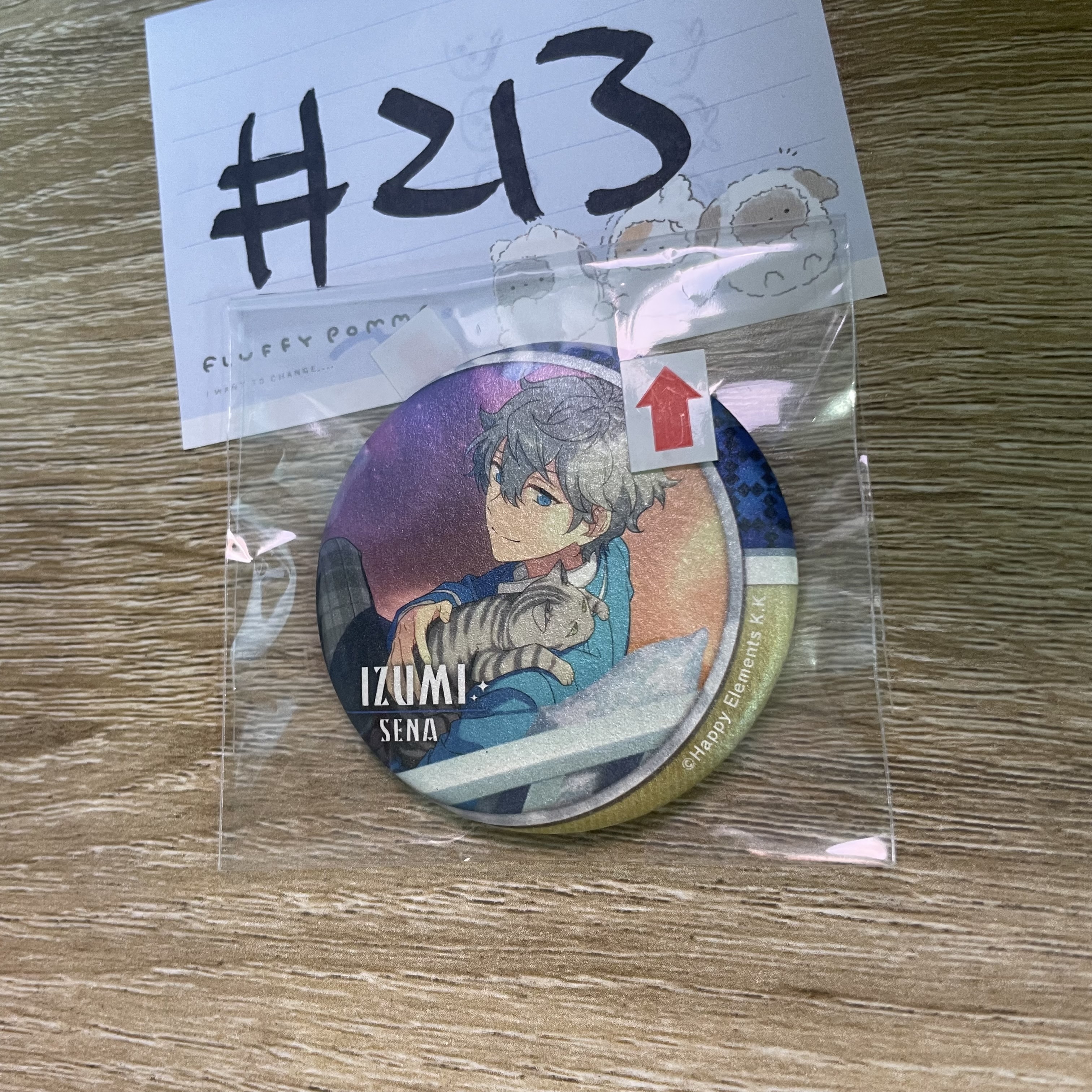 ES  泉 襟章  瑕#213