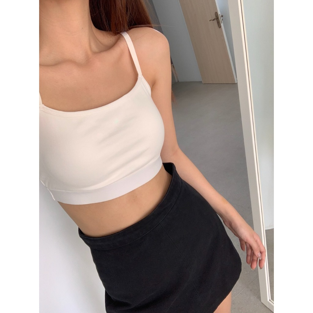 【imfine】購物清單 肩帶可調罩杯小可愛 #8438