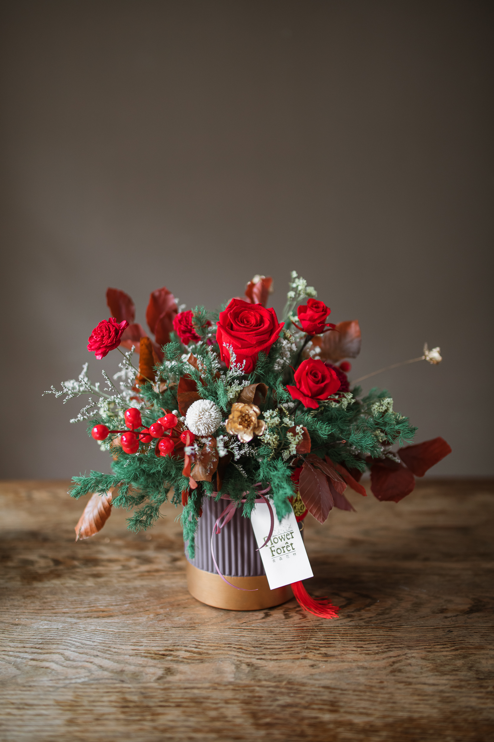 紅韻之心 | 桌花