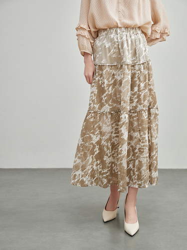 mi-tu 印花半身裙