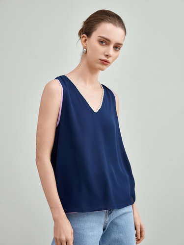 mi-tu 雙面穿V領背心