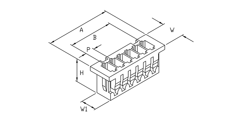 1.25mm,母端,壓線端子膠殼,規格