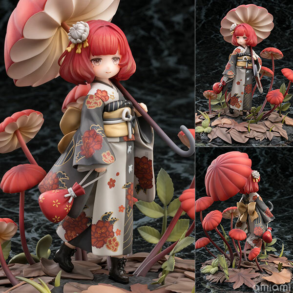 Mar Reverse Studio Mushroom Girls Series No.6 Marasmius Haematocephalus 1/1 Complete Figure(Pre-order