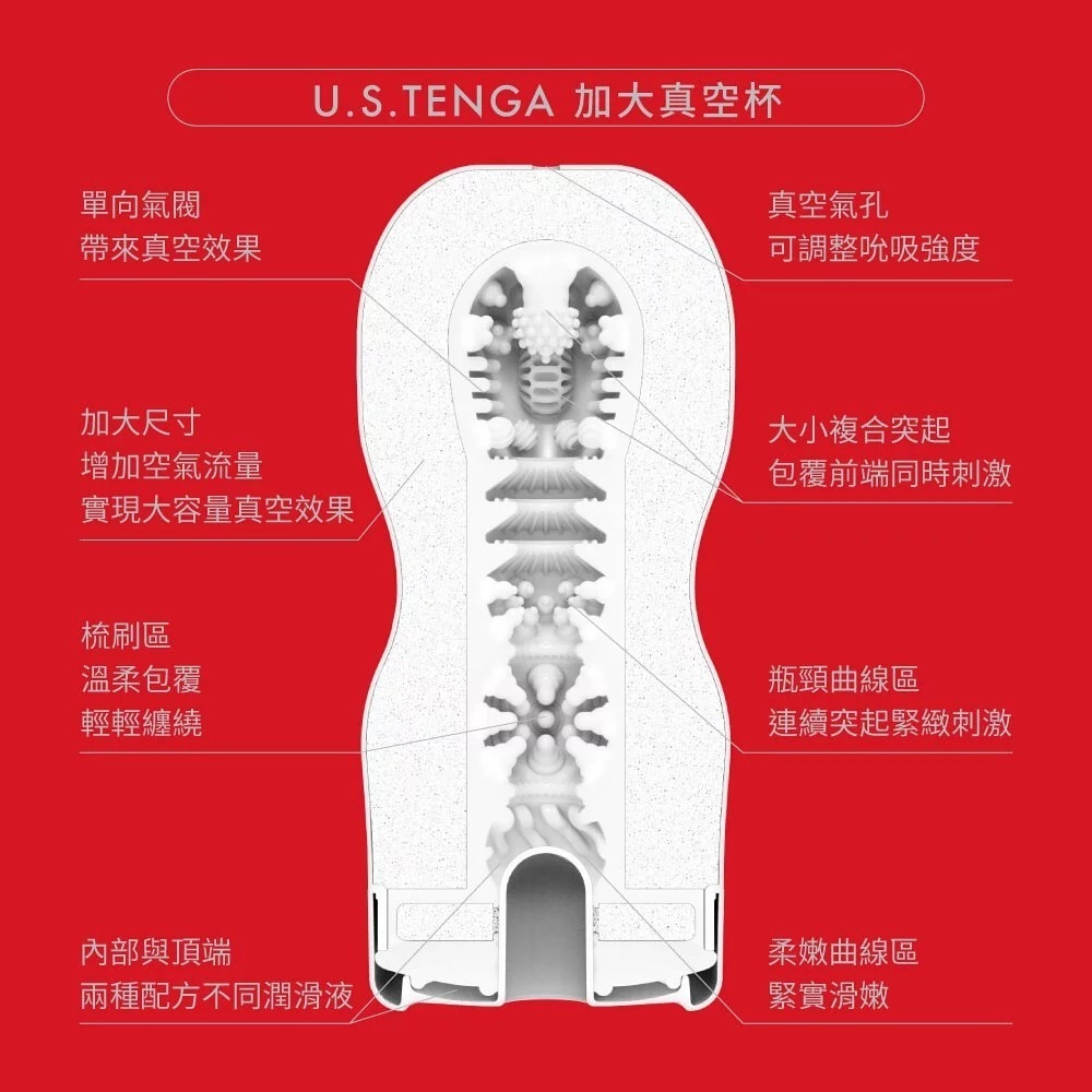 日本 - TENGA 美國 真空杯 (柔軟版)