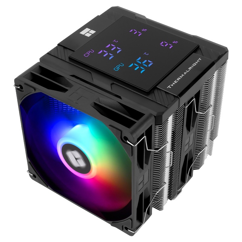 米特3C數位–Thermalright 利民 Peerless Assassin 120 Digital ARGB 雙塔散熱器 黑色/白色