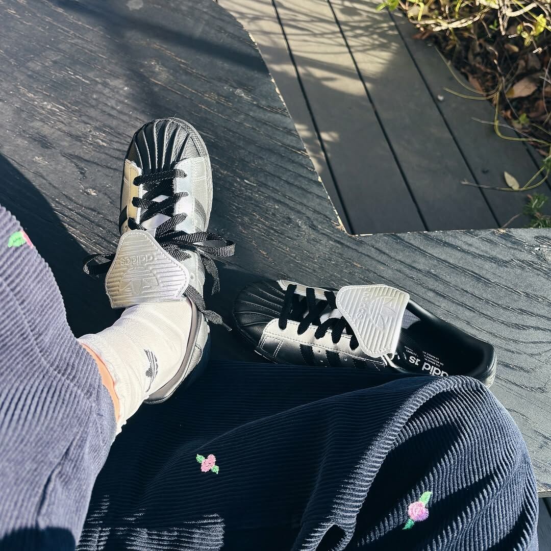 Adidas Originals Superstar 82 日本限定 液態銀 黑色 翻鞋舌 長鞋舌 貝殼頭 復古鞋 JH5669