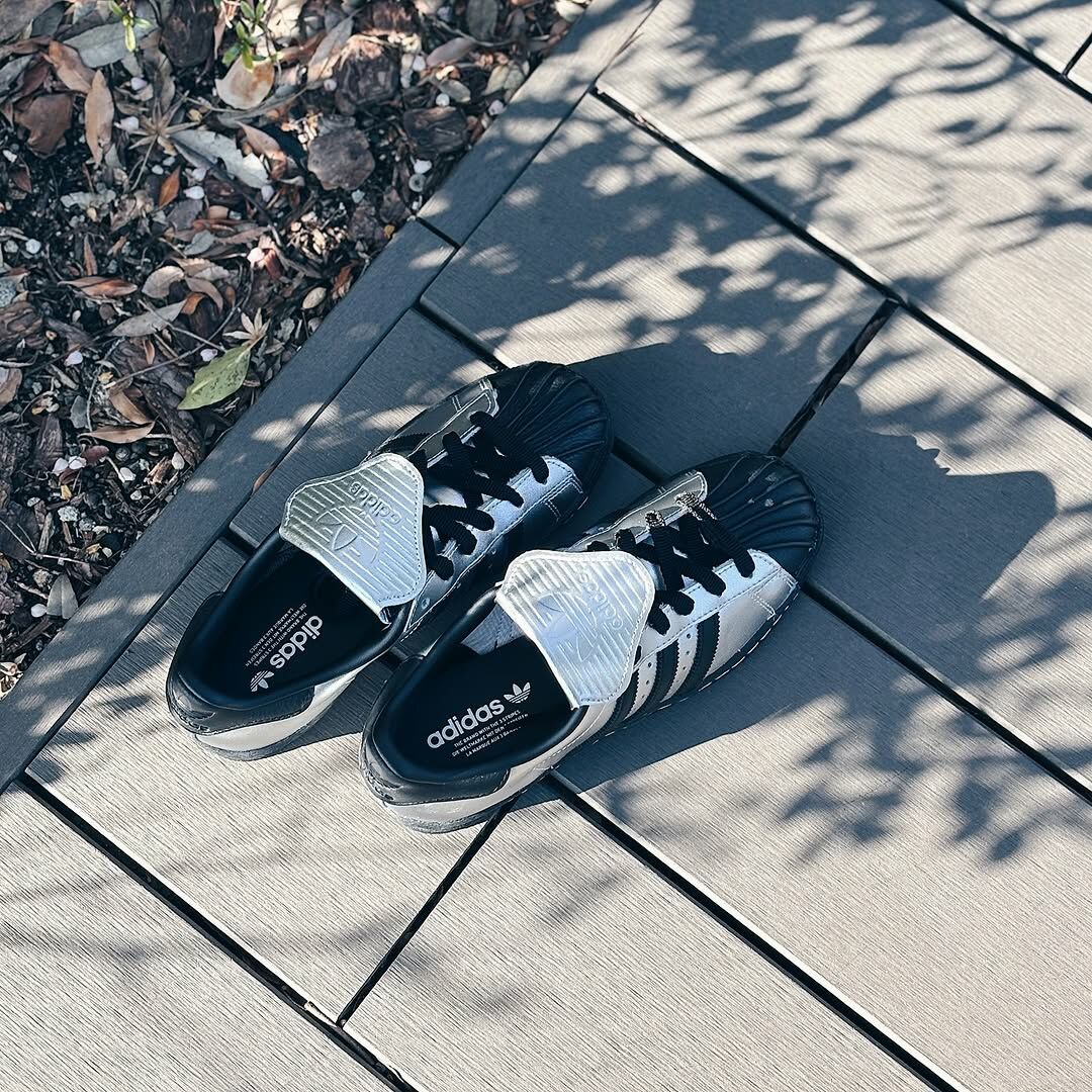 Adidas Originals Superstar 82 日本限定 液態銀 黑色 翻鞋舌 長鞋舌 貝殼頭 復古鞋 JH5669