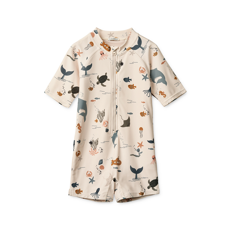 LIEWOOD 防曬連身泳衣-海洋世界