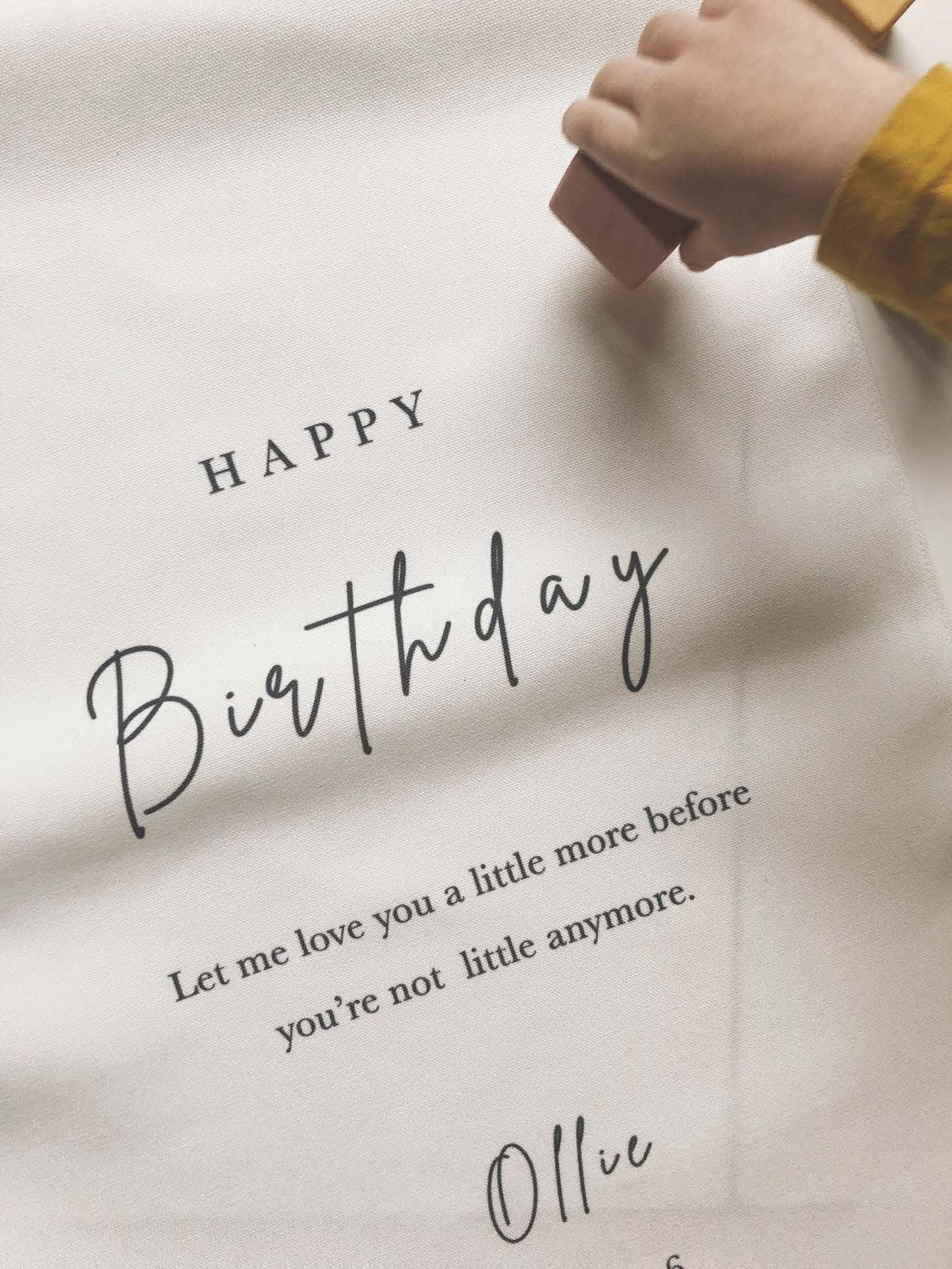 twig by TWIG 寶寶生日掛布​（公版直款）