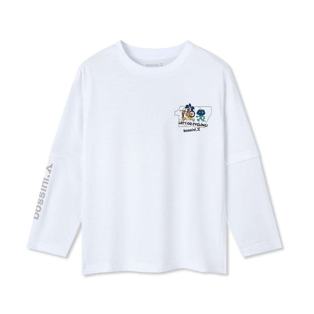 bossini.X 男童圓領長袖T恤