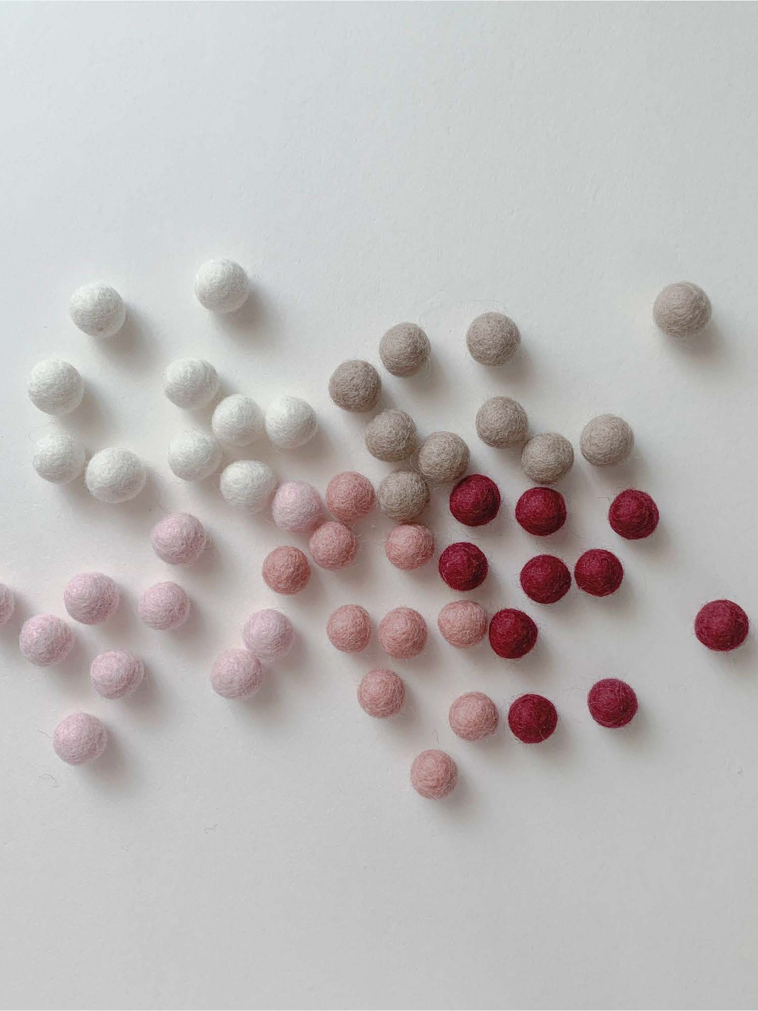 twig by TWIG 純羊毛氈球 - 莓果