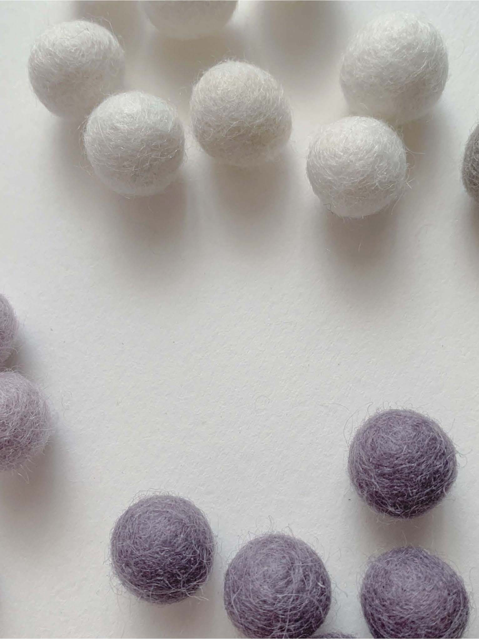 twig by TWIG 純羊毛氈球 - 冬日