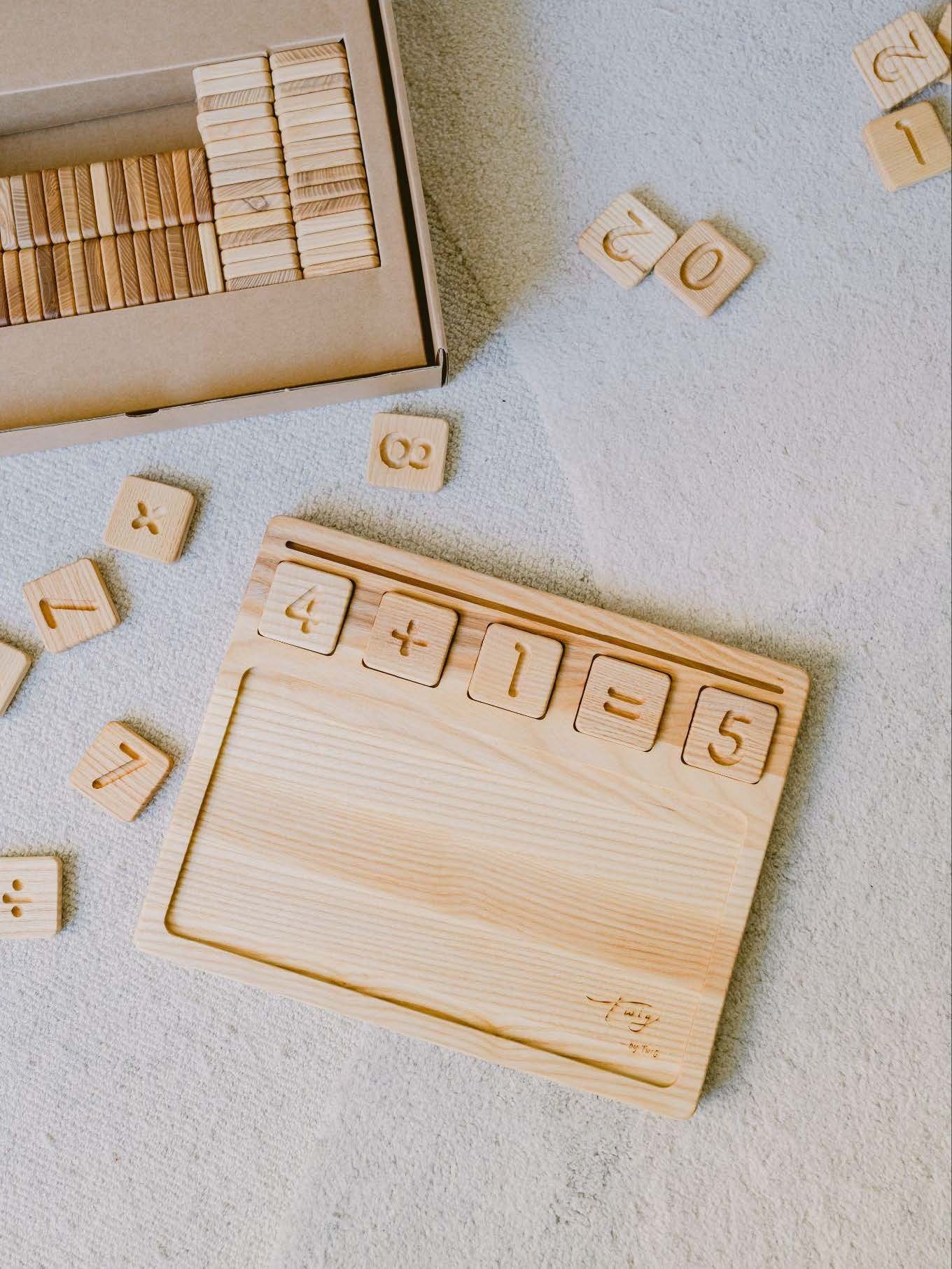 【絕版品】twig by TWIG 多功能蒙特梭利教具​ - 數字磚