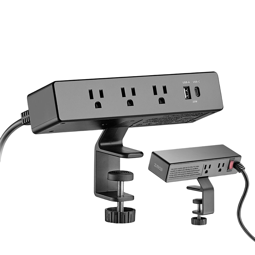 桌上型延長線 - 5插+USB+TypeC 雙向快充