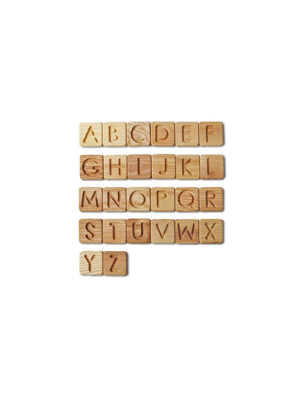 【絕版品】twig by TWIG 多功能蒙特梭利教具 - 英文大寫字母磚