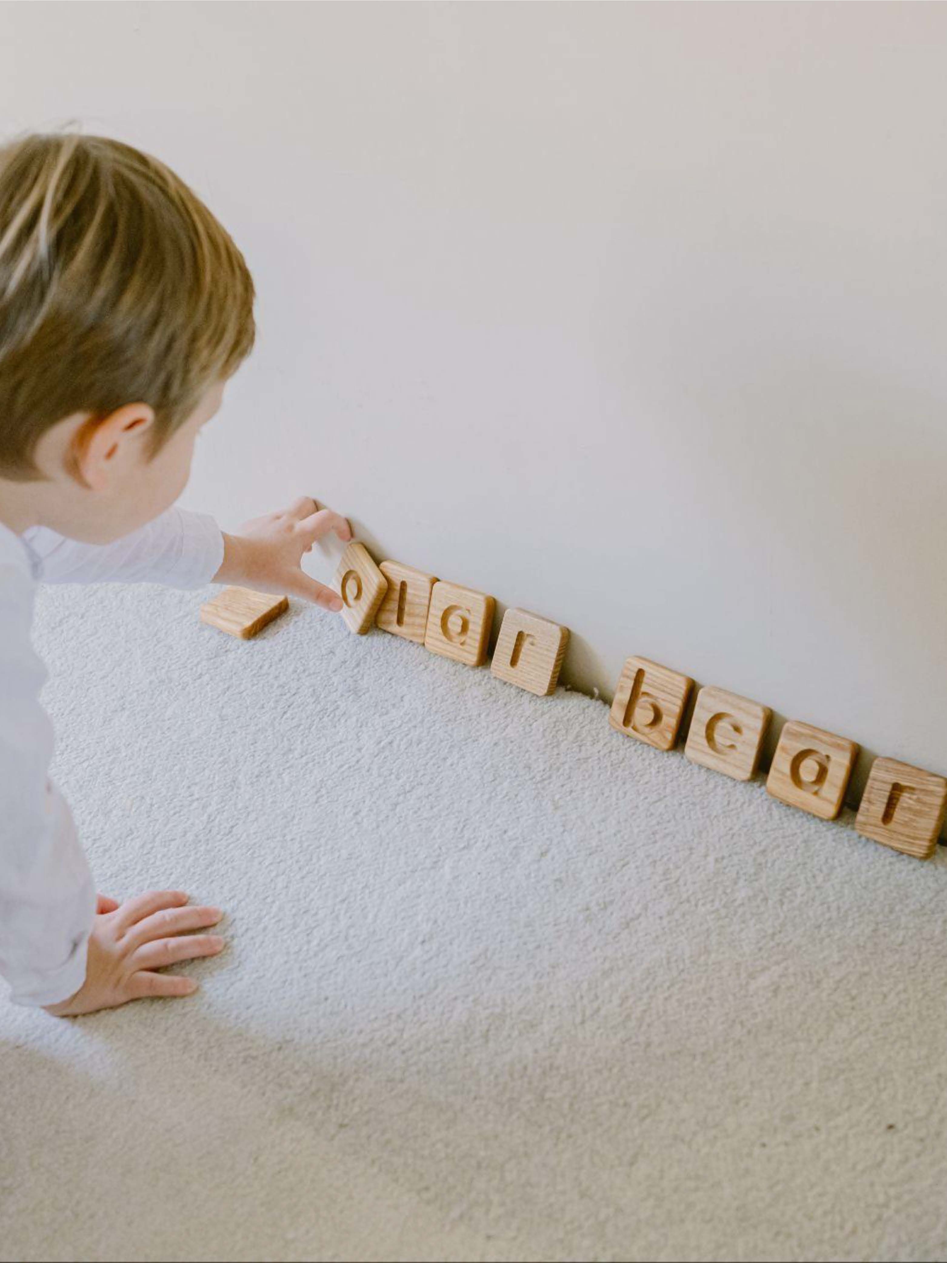 【絕版品】twig by TWIG 多功能蒙特梭利教具 - 英文小寫字母磚