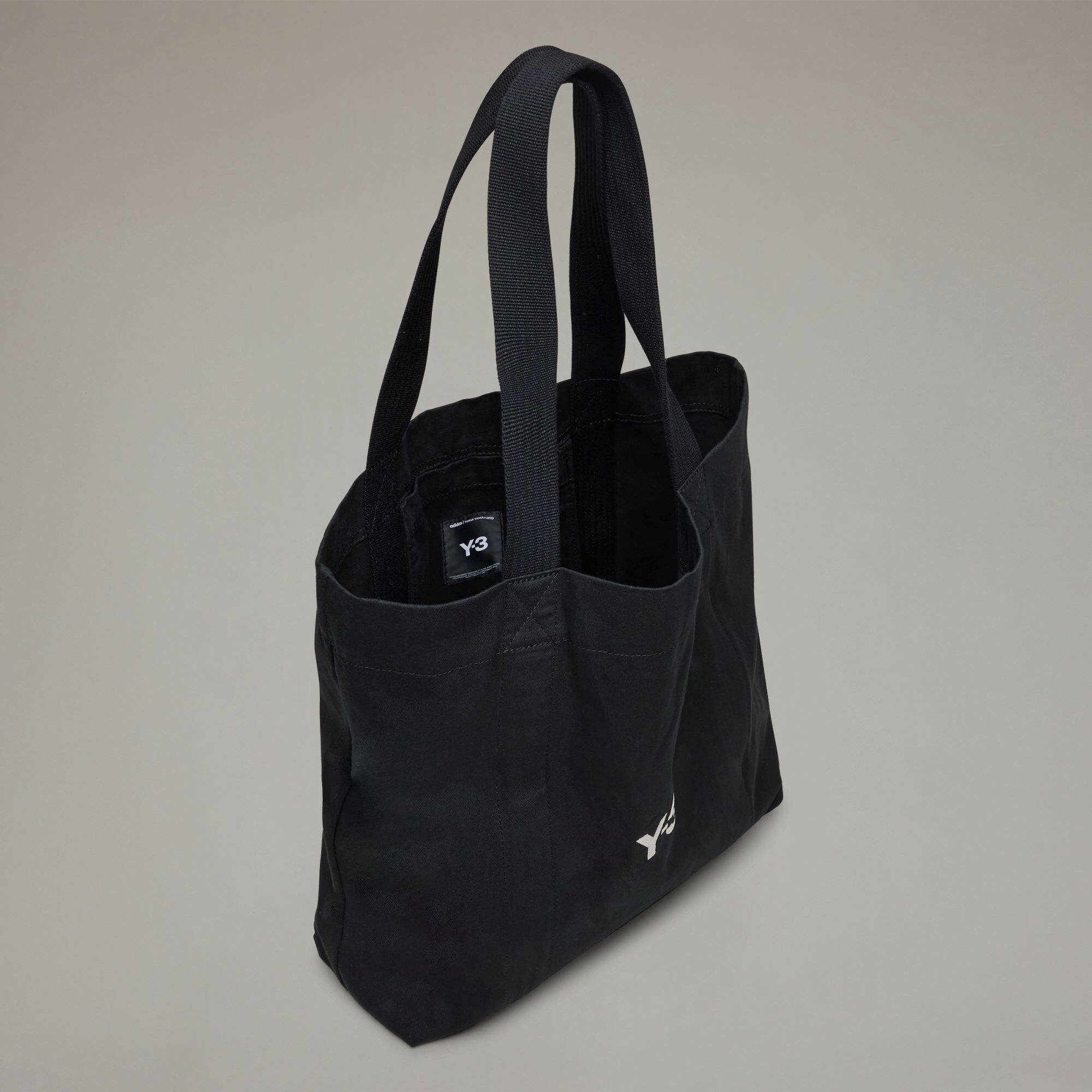 【 Y-3 C TOTE 帆布輕便托特手提包 - 黑 】