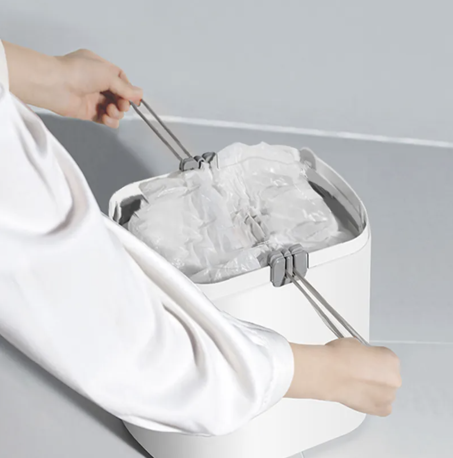 【美國ELPHECO】拉繩束口垃圾袋30L ELPH103(45張)