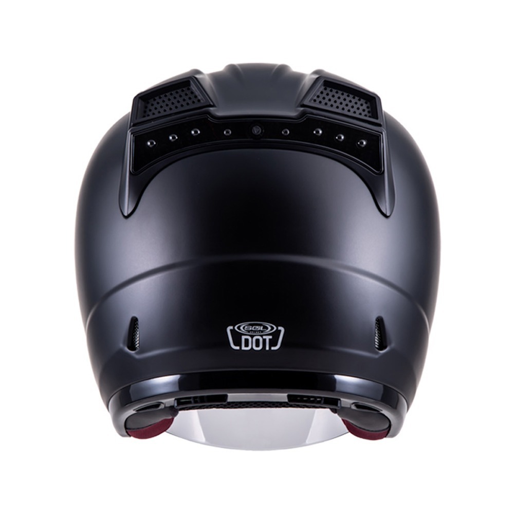 SOL 27S 消光黑 素色 3/4罩式 透氣