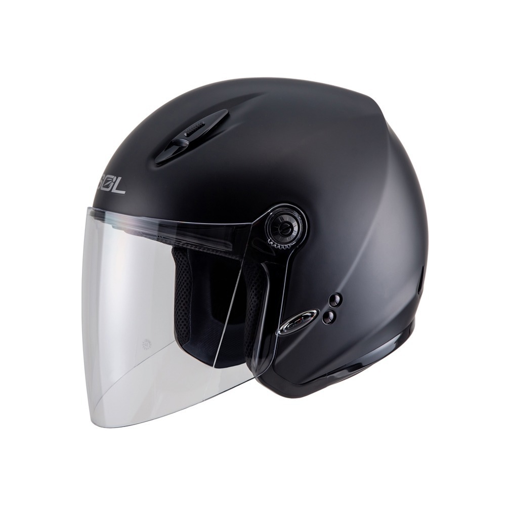 SOL 27Y 消光黑 素色 3/4罩式 頭圍小適合 輕量