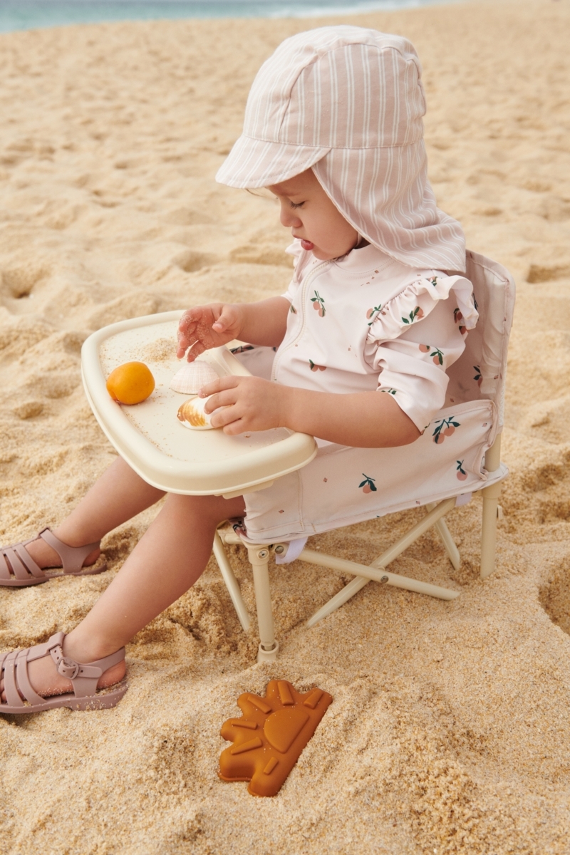 LIEWOOD 防曬連身泳衣-蜜桃