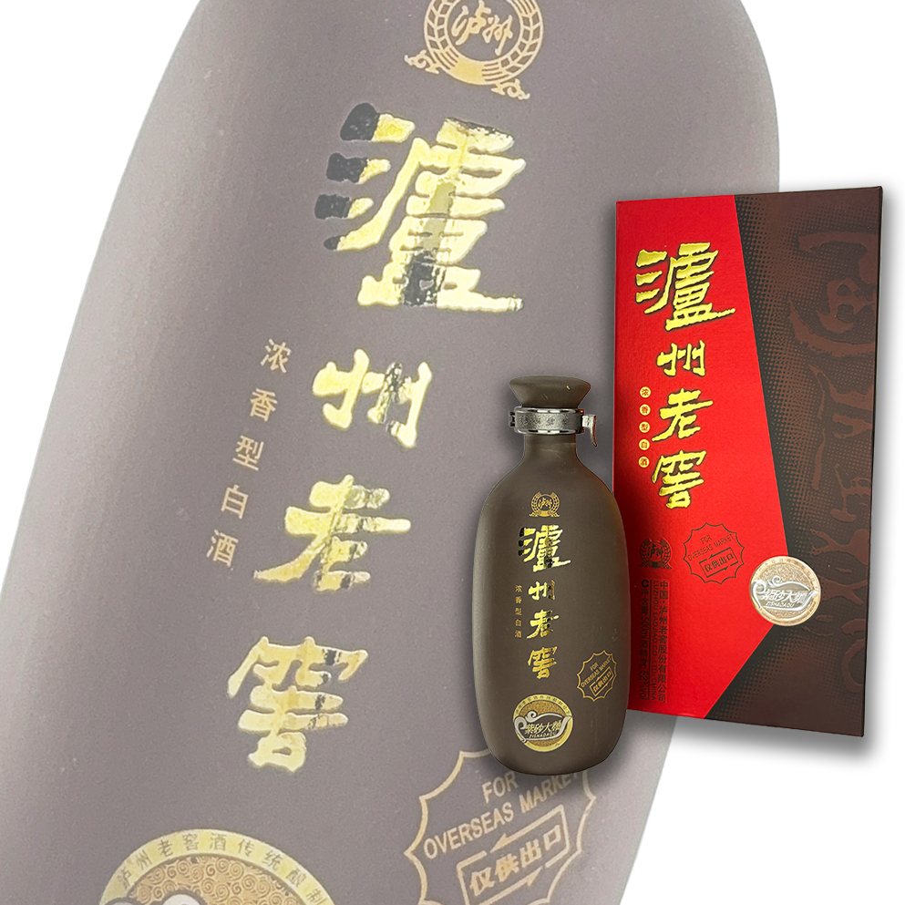 中国 白酒 瀘州老窖 紫砂大曲 700ml 陶器ボトル 未開栓 常温便】【白酒】瀘州老窖紫砂大曲500ml/52度｜【中国】スピリッツ