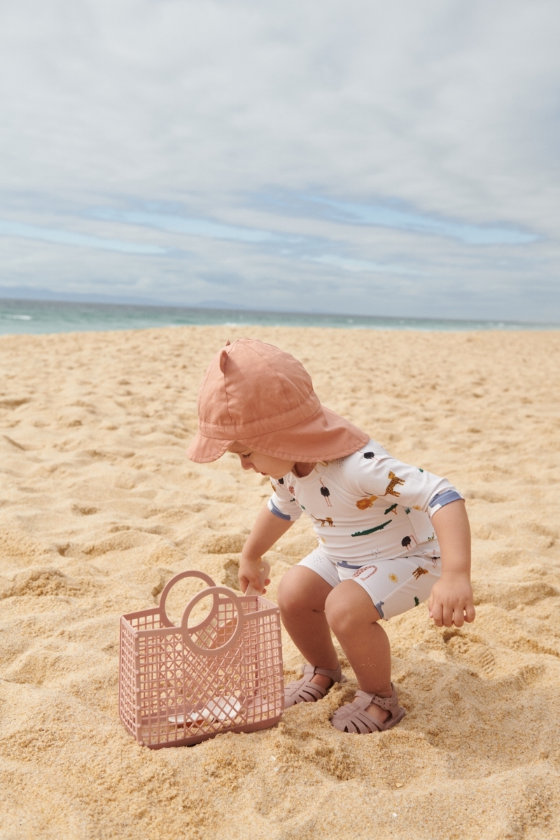 LIEWOOD 寶寶防曬連身泳衣-動物園探險