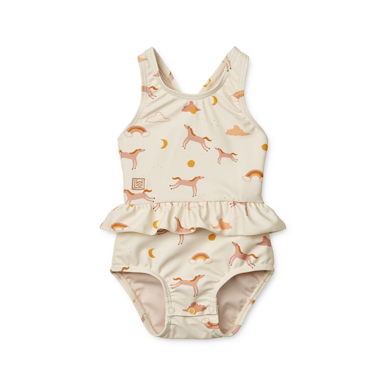 LIEWOOD 寶寶一件式泳衣-飛天馬