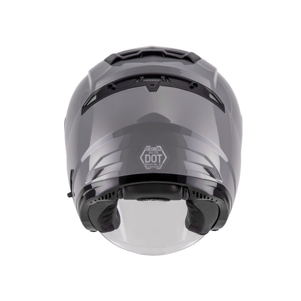 SOL SO-7E 水泥灰 素色 3/4罩式 內墨片